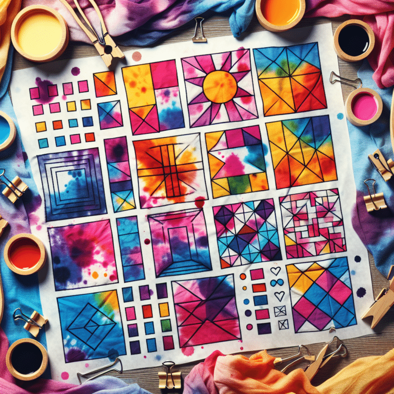  "How to Make Geometric Tie-Dye Patterns