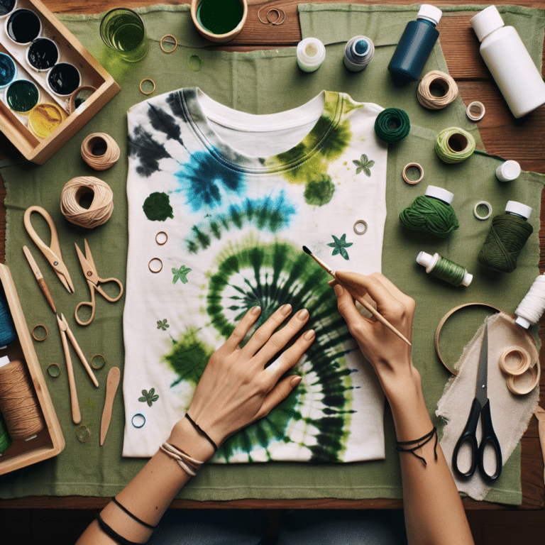Go Green with DIY Eco-Friendly Tie-Dye Shirts