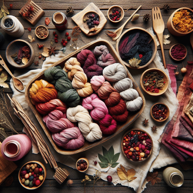 How to Dye Cotton vs. Silk Naturally