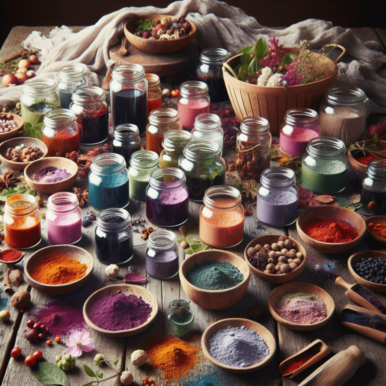 How to Mix Different Plant-Based Dyes