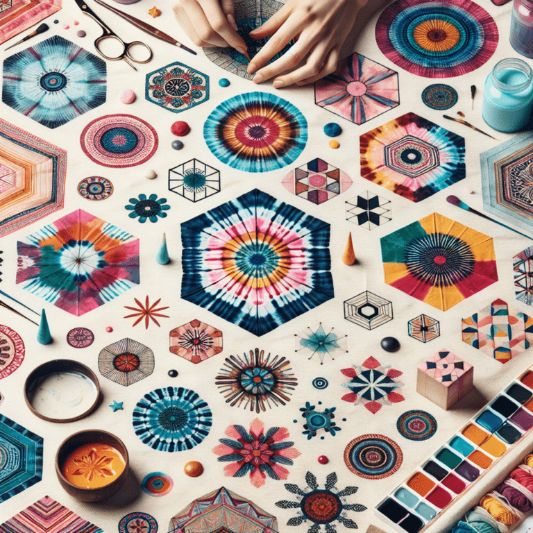  "How to Make Geometric Tie-Dye Patterns