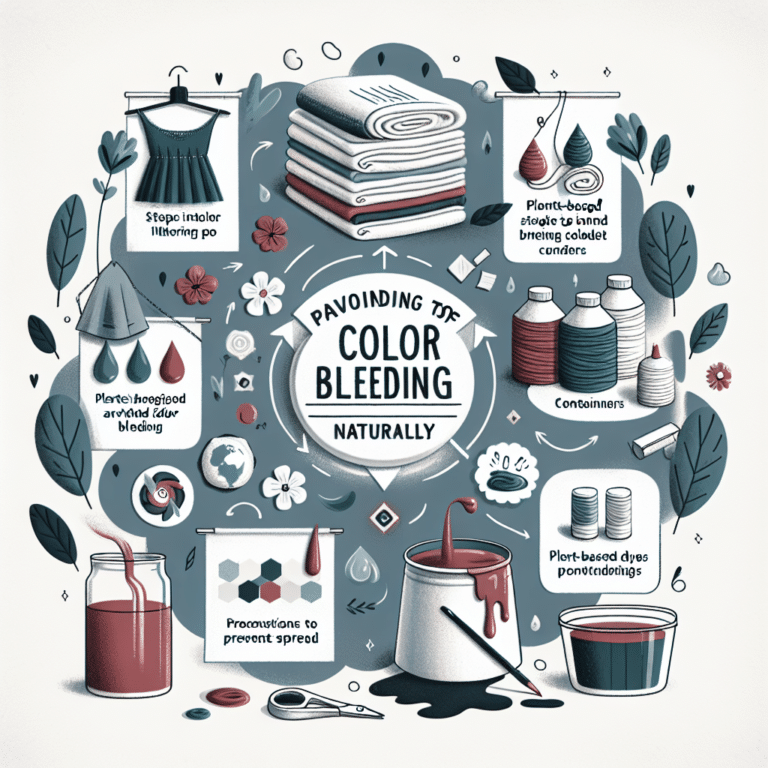  "How to Avoid Color Bleeding Naturally