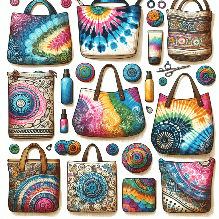  "Natural Tie-Dye Patterns for Bags and Accessories