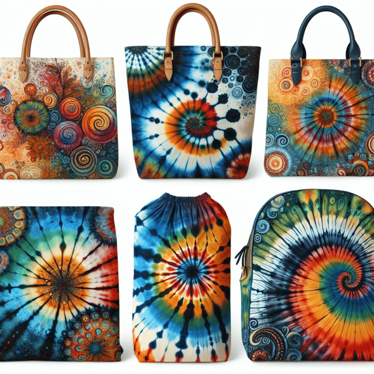  "Natural Tie-Dye Patterns for Bags and Accessories