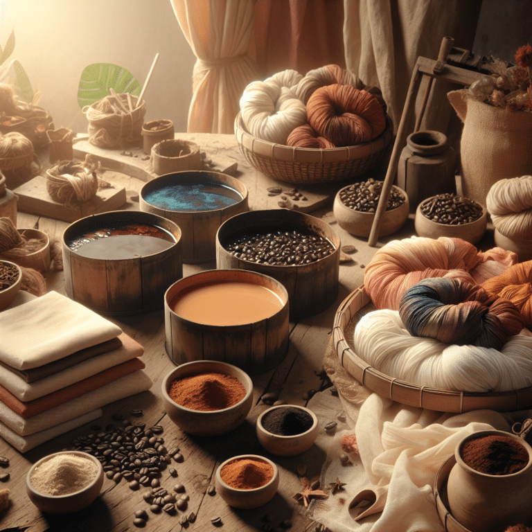Using Coffee and Tea as Natural Fabric Dyes