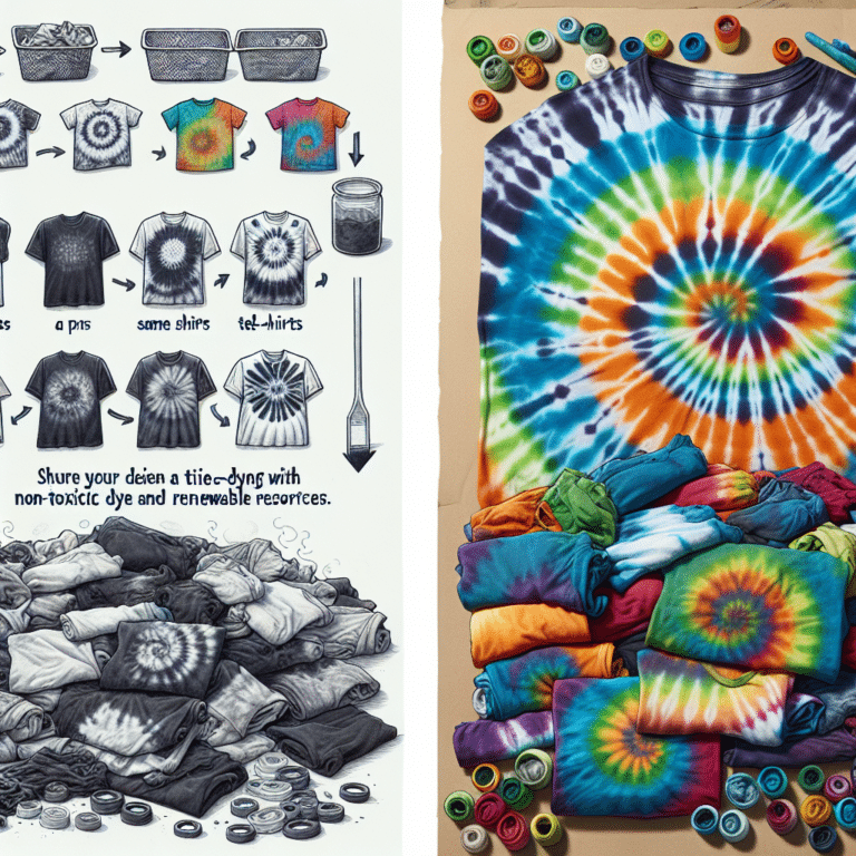 Revamp Your Old T-Shirts with Eco-Friendly Tie-Dye
