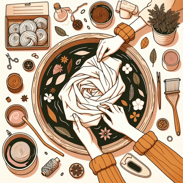  "How to Tie-Dye Scarves the Eco-Friendly Way