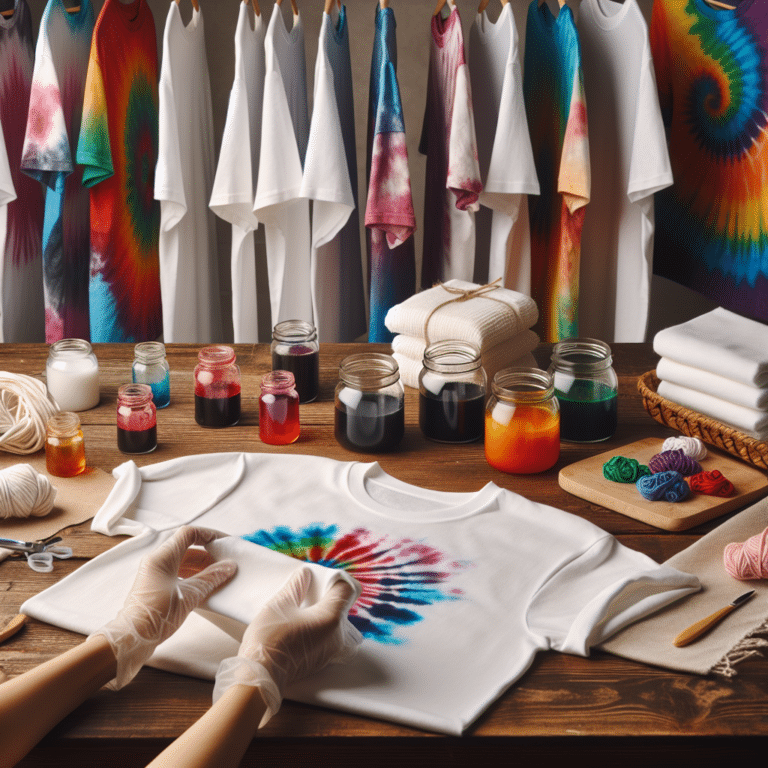 Eco-Friendly Fashion: DIY Tie-Dye T-Shirts