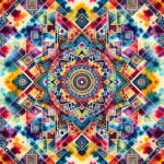 Demystifying Geometric Tie-Dye Patterns