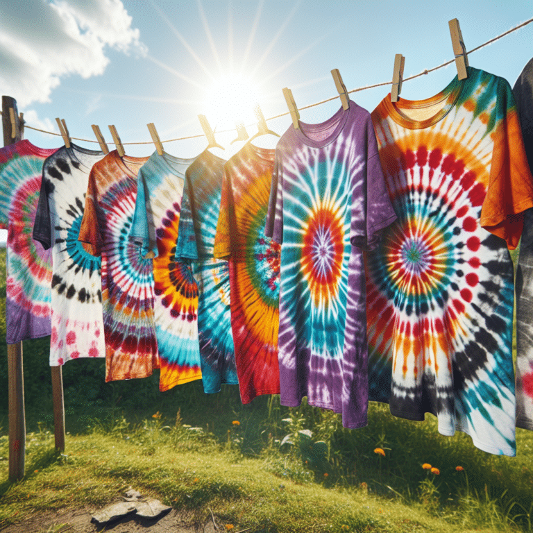 Natural Dye Tie-Dye T-Shirts: An Eco-Friendly Twist