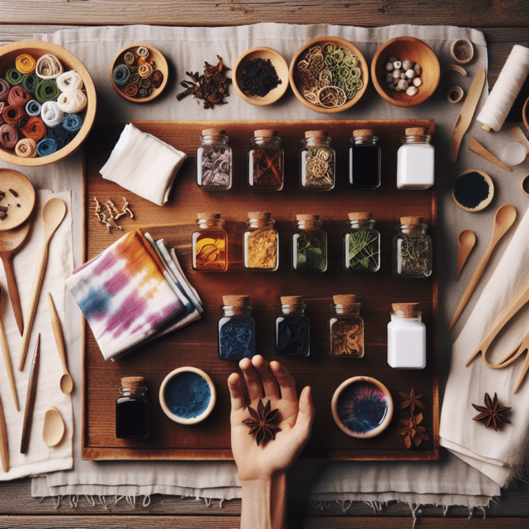 Mixing Plant-Based Dyes for Unique Tie-Dye Shades