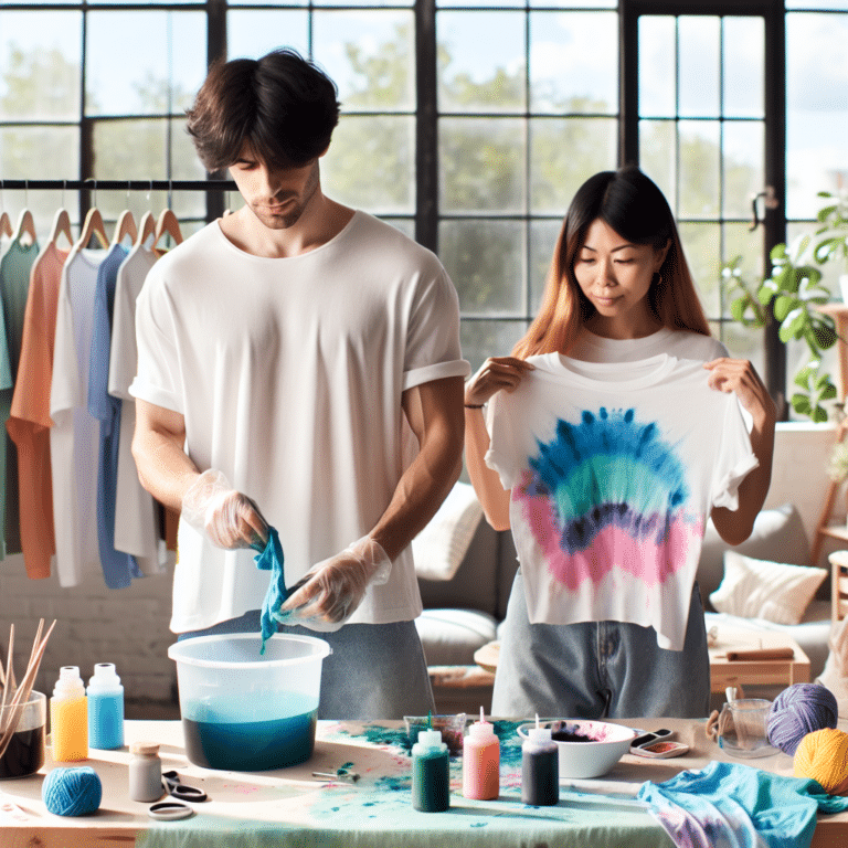 How to Make Your Own DIY Eco-Friendly Tie-Dye T-Shirts