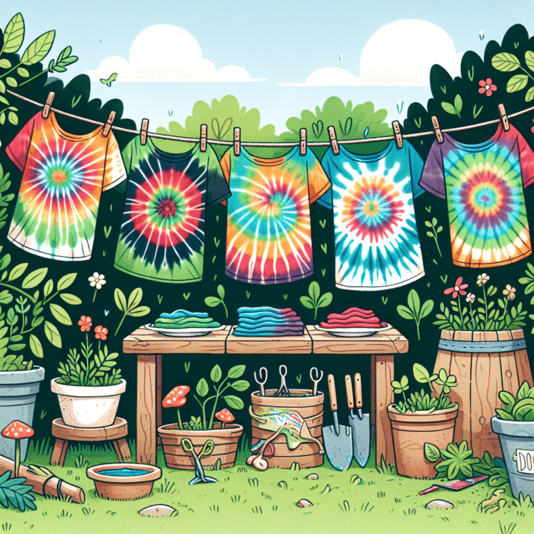 Go Green with DIY Natural Tie-Dye T-Shirts