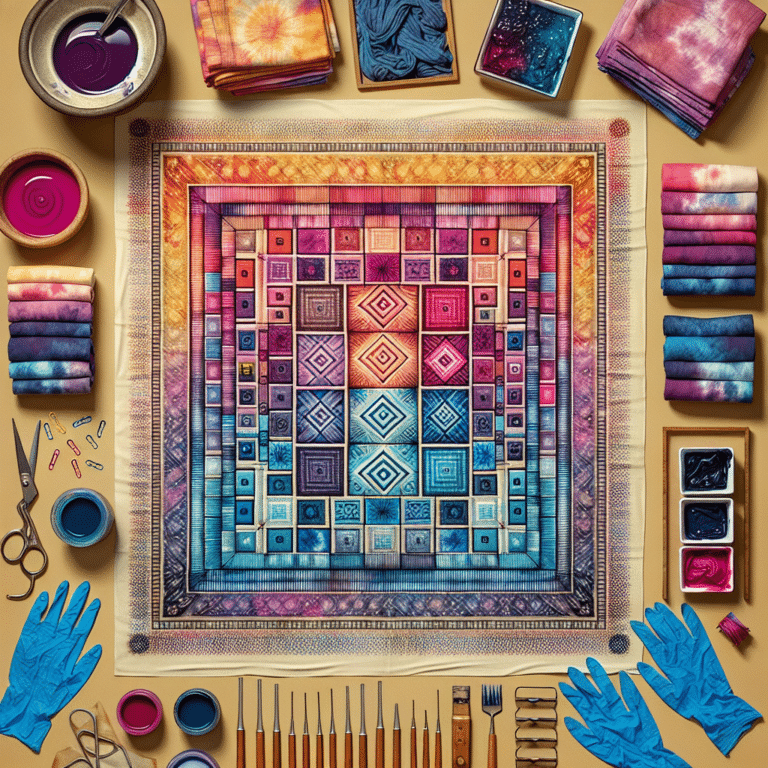 Squared Away: Making Geometric Tie-Dye Patterns