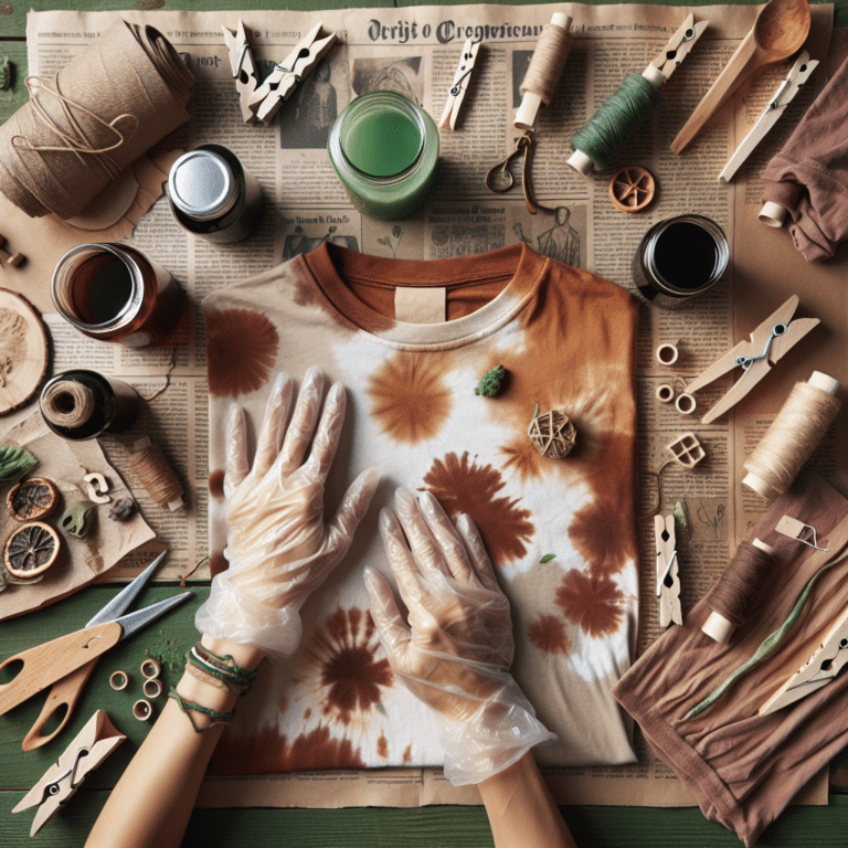 Eco Wear: DIY Tie-Dye T-Shirt Techniques