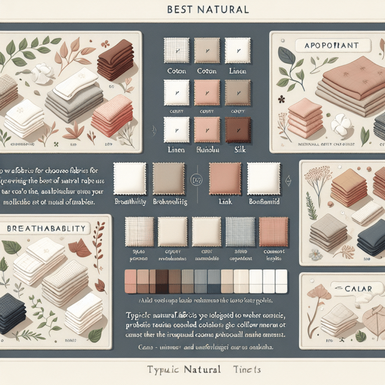 How to Choose Fabrics for Best Natural Results