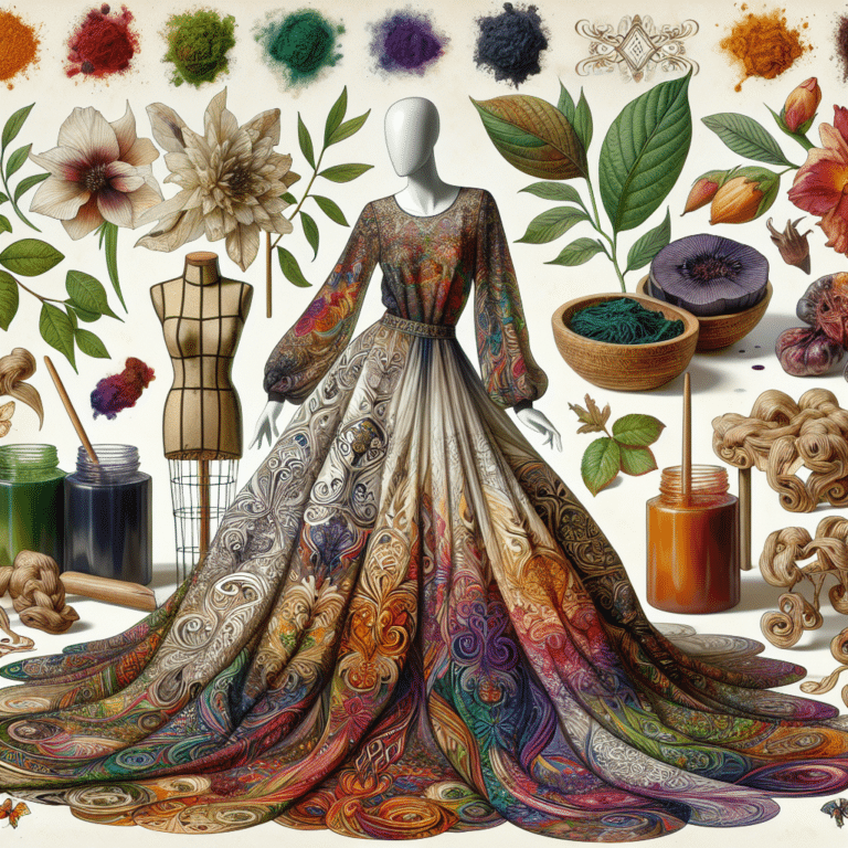 Redefining Clothing Art with Natural Dyes