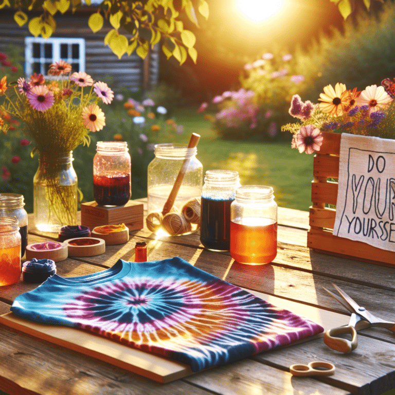 Stylish and Sustainable: DIY Tie-Dye T-Shirts
