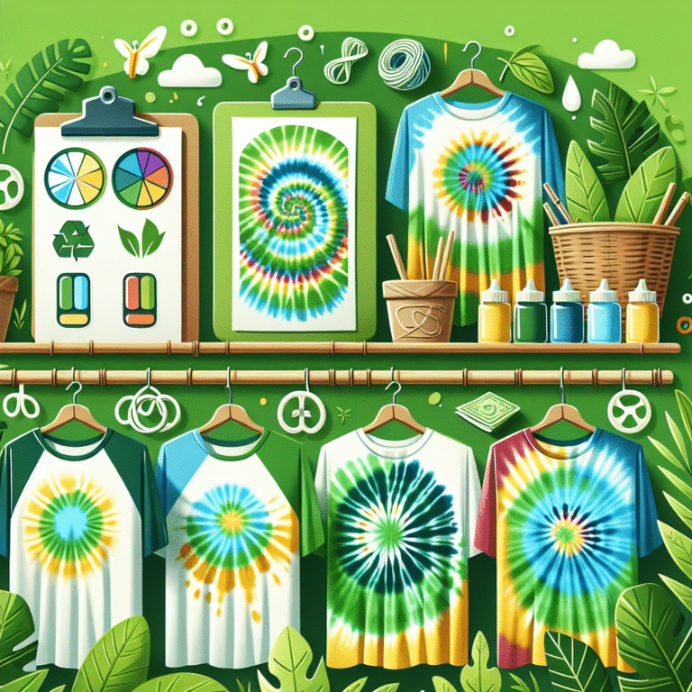 Environmentally Friendly Methods for Tie-Dye T-Shirts