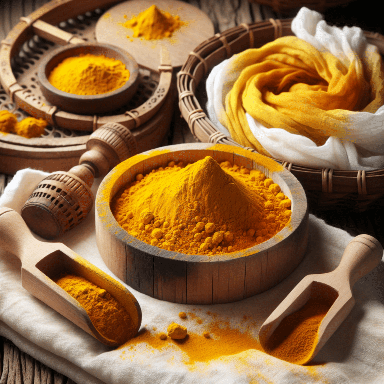 Using Turmeric for Vibrant Yellow Fabrics