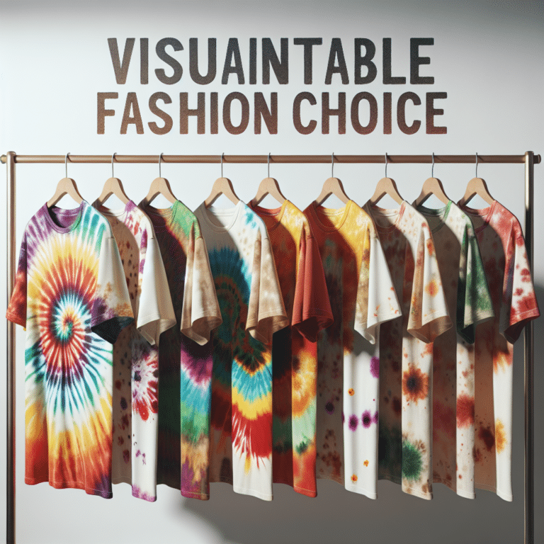 All-Natural Tie-Dye T-Shirts: A Sustainable Fashion Choice