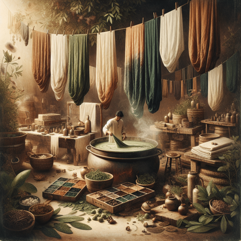 Creating Earth-Tone Fabrics with Plant-Based Dyes