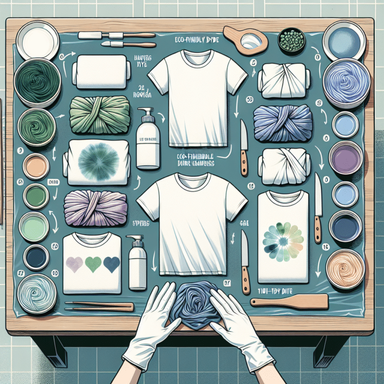 Creating Eco-Friendly Tie-Dye T-Shirts at Home