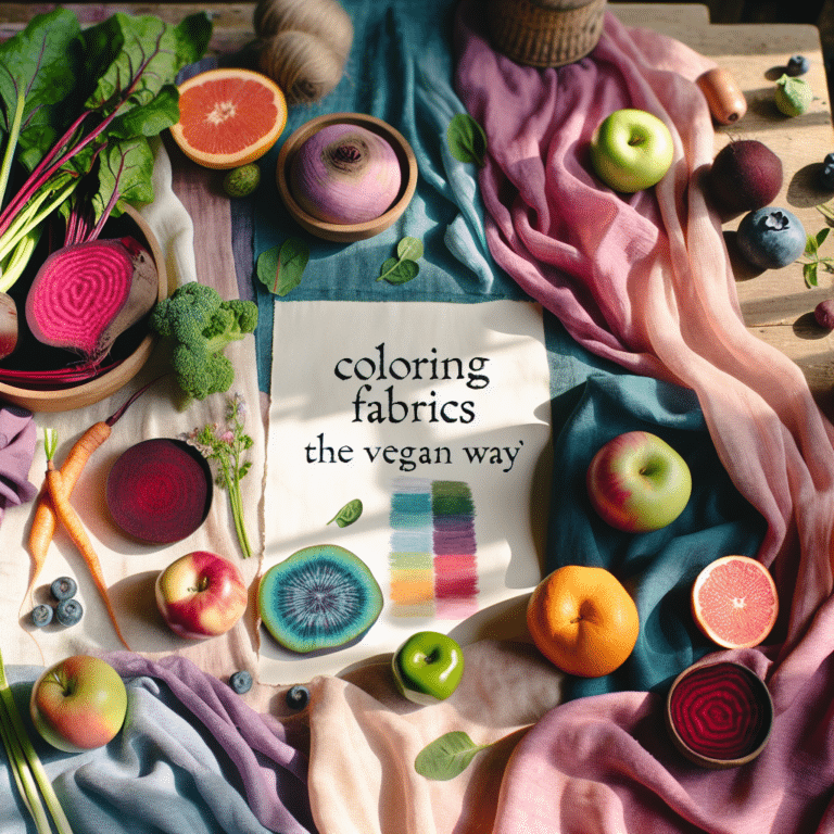 Coloring Fabrics the Vegan Way