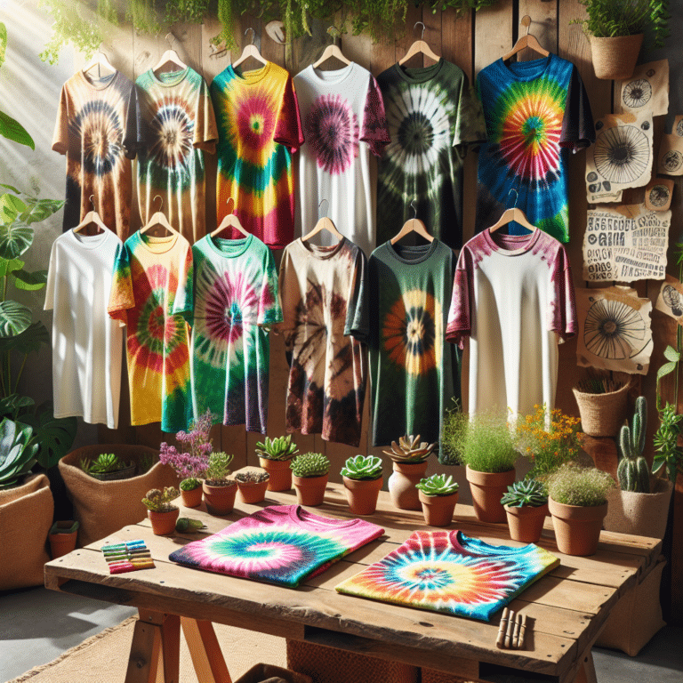 Eco-Friendly Tie-Dye T-Shirts