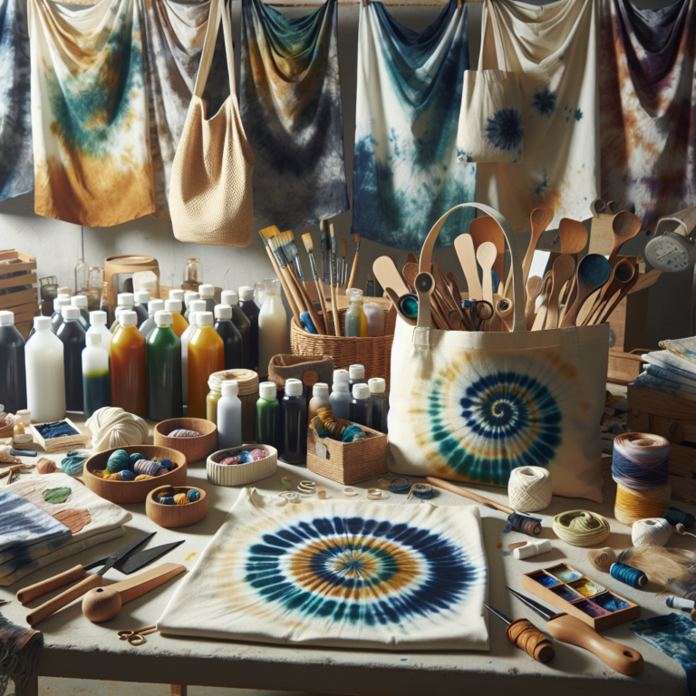Creating Natural Tie-Dye Patterns for Bags and Accessories