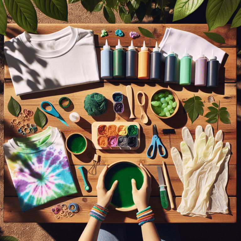 How to Make Your Own DIY Eco-Friendly Tie-Dye T-Shirts