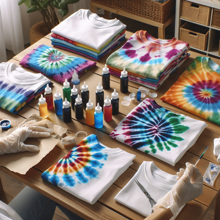 Creating Masterpieces: DIY Eco-Friendly Tie-Dye T-Shirts