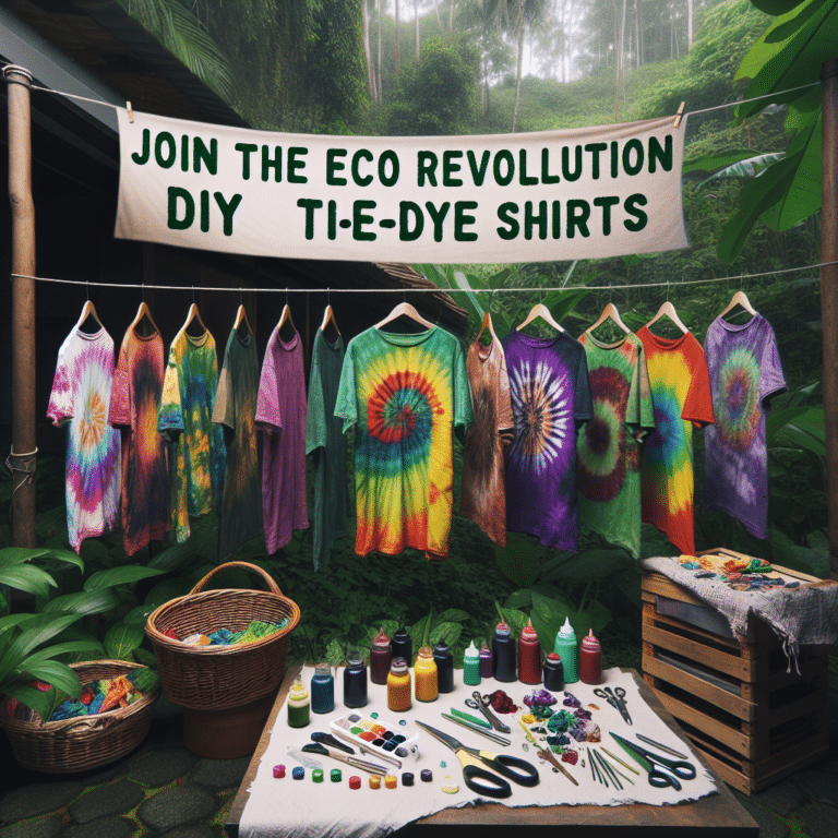 Join the Eco Revolution with DIY Tie-Dye Shirts
