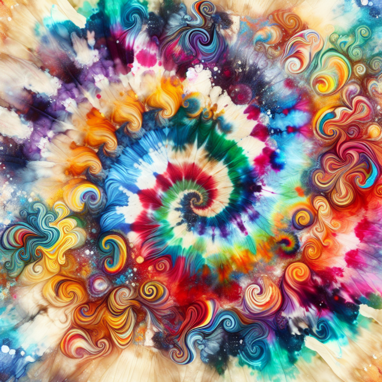 Drawing Inspiration for Organic Tie-Dye Patterns