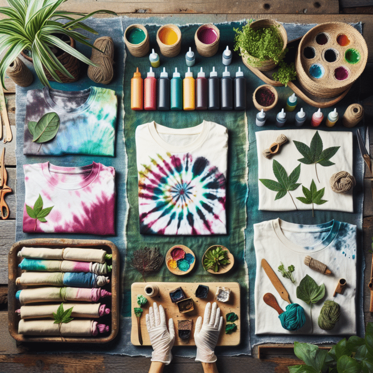 Creating Stylish Tie-Dye T-Shirts Eco-Friendly Style