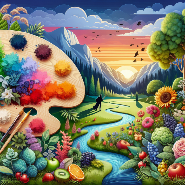Creating Art with Mother Nature's Palette