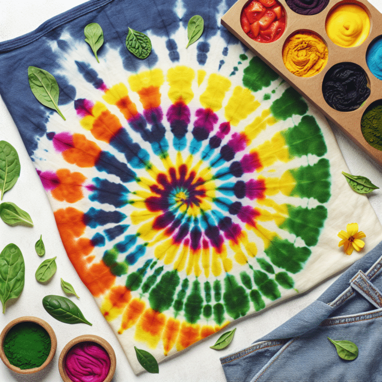 Spiral Splendor: Using Plant-Based Dyes for Tie-Dye