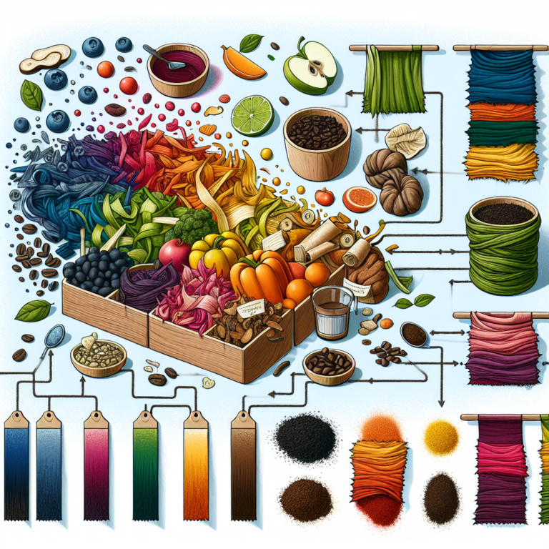 Repurposing Food Scraps into Fabric Dyes