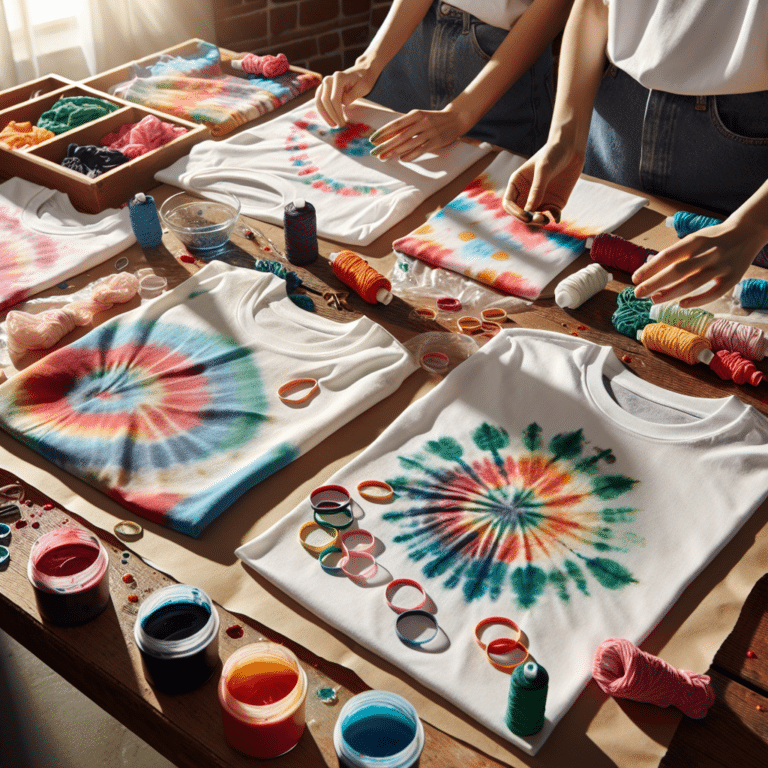 Cotton and Colour: DIY Eco-Friendly Tie-Dye T-Shirts