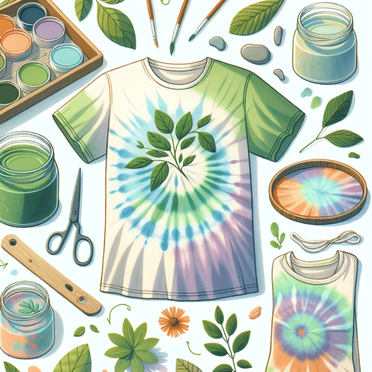 Easy DIY: Eco-Friendly Tie-Dye T-Shirts