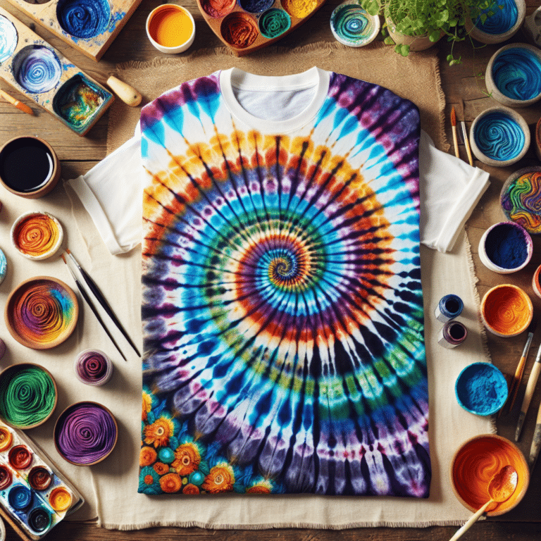 Unveiling the Spiral Tie-Dye Technique Using Plant-Based Dyes