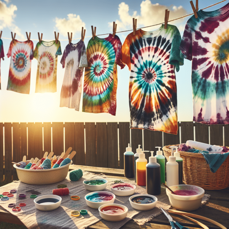 Experience the Fun of DIY Eco Tie-Dye Tees