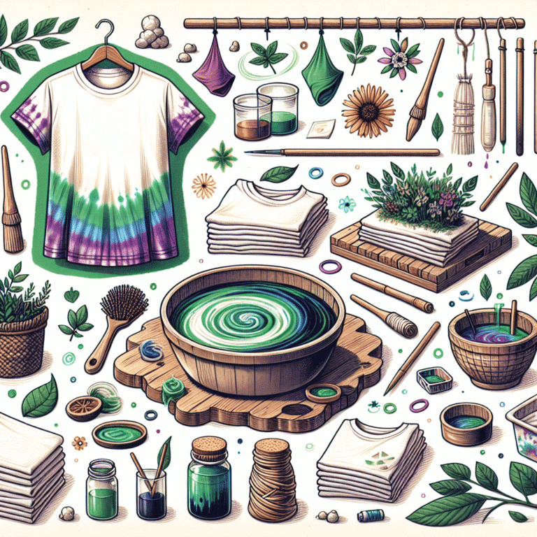 Join the Green Movement with DIY Eco-Friendly Tie-Dye T-Shirts