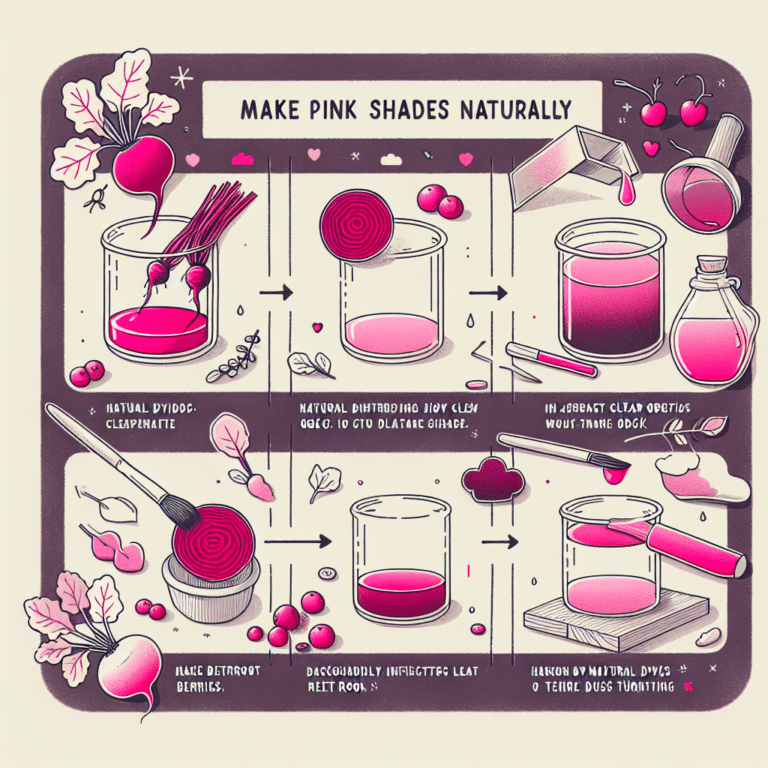 How to Make Pink Shades Naturally