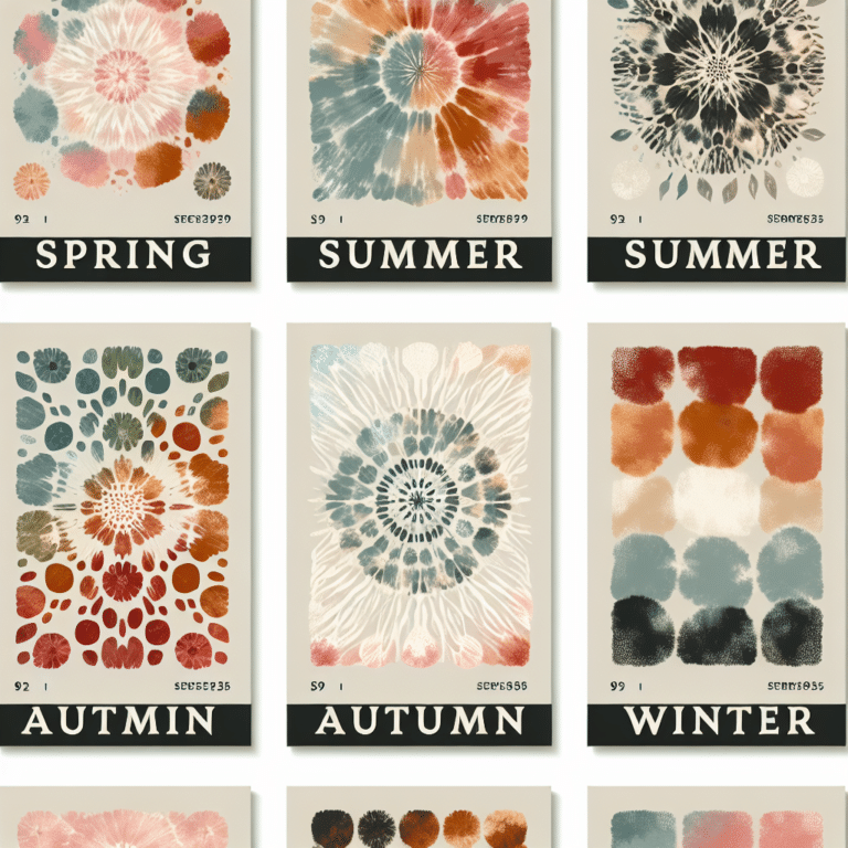 Drawing Inspiration for Seasonal Tie-Dye Designs