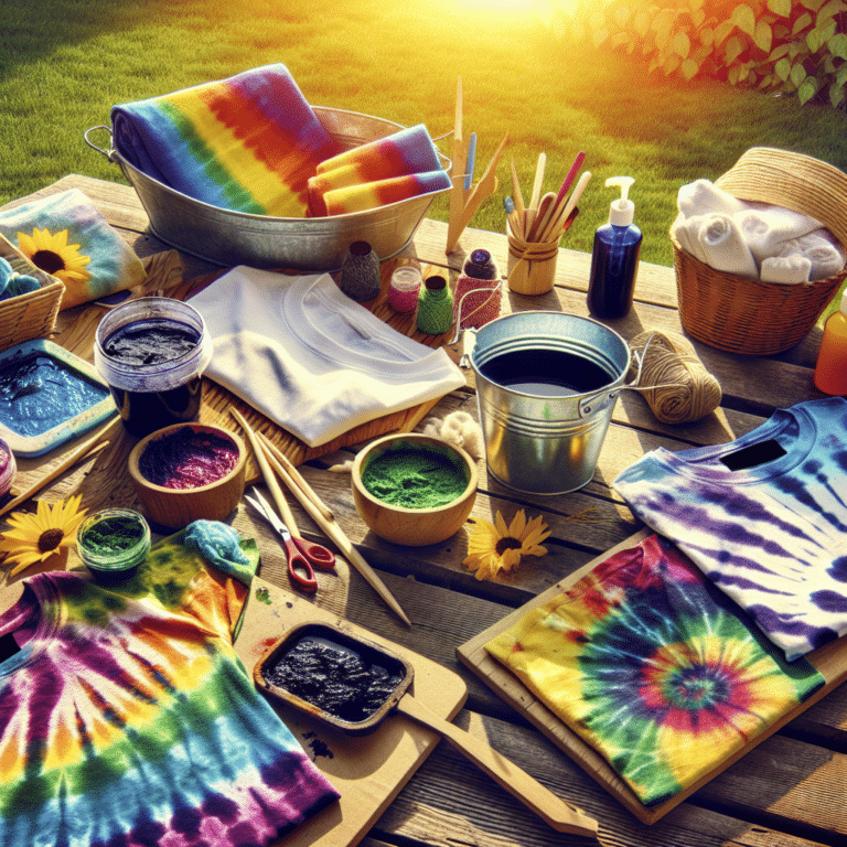 Creating Your Own Eco-Friendly Tie-Dye T-Shirts