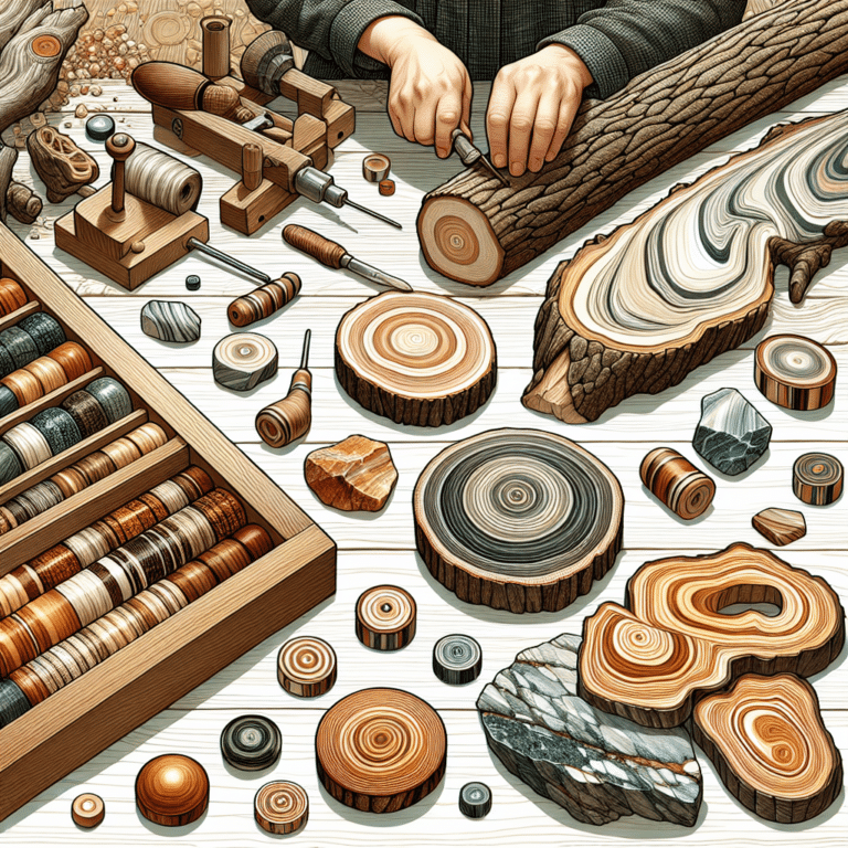 Creating Stripes and Rings with Natural Techniques