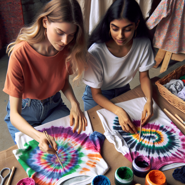 Fun with Fabrics: Eco-Friendly DIY Tie-Dye Shirts