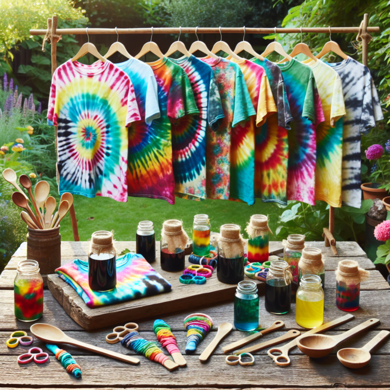 Crafting with a Conscience: Eco-Friendly DIY Tie-Dye Shirts