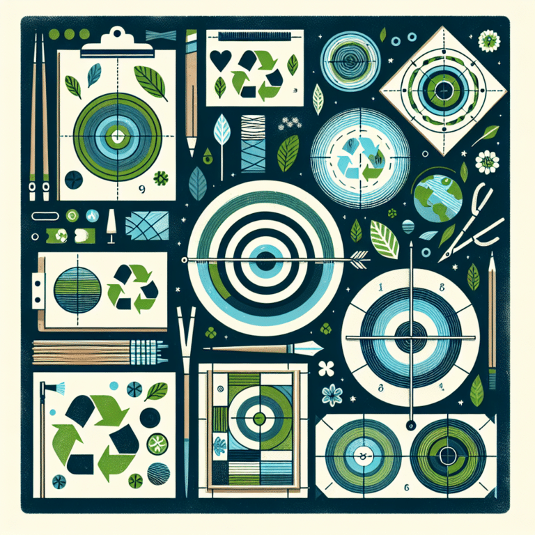 A Step-by-Step Tutorial to Eco-Friendly Bullseye Patterns